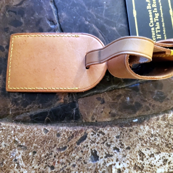 Louis Vuitton Natural Keepall Alma Leather Luggage Tag with loop strap cuff set - Picture 4 of 4